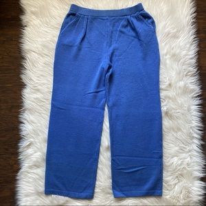 St. John Collection Blue Knit Pants